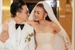 Ảnh cưới Thanh Hằng kỷ niệm 1 tháng kết hôn: Nhạc trưởng bế vợ, cô dâu mới cười tít mắt vì nụ hôn cực ngọt-5