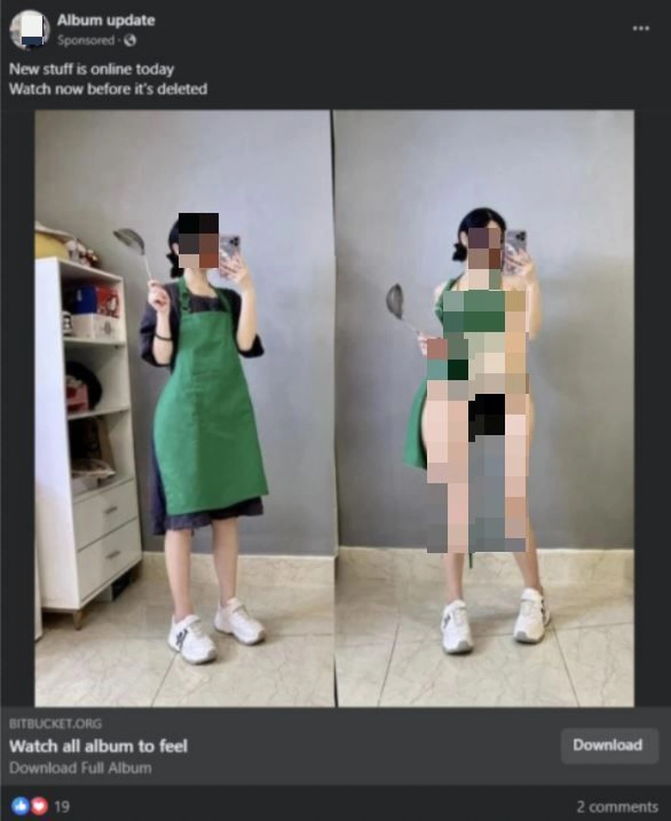 Tin tặc dùng ảnh gợi cảm để phát tán mã độc lấy cắp tài khoản Facebook-1