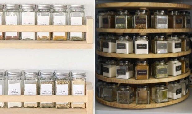 Mẹo cất giữ gia vị cực hay để căn bếp luôn gọn gàng-2