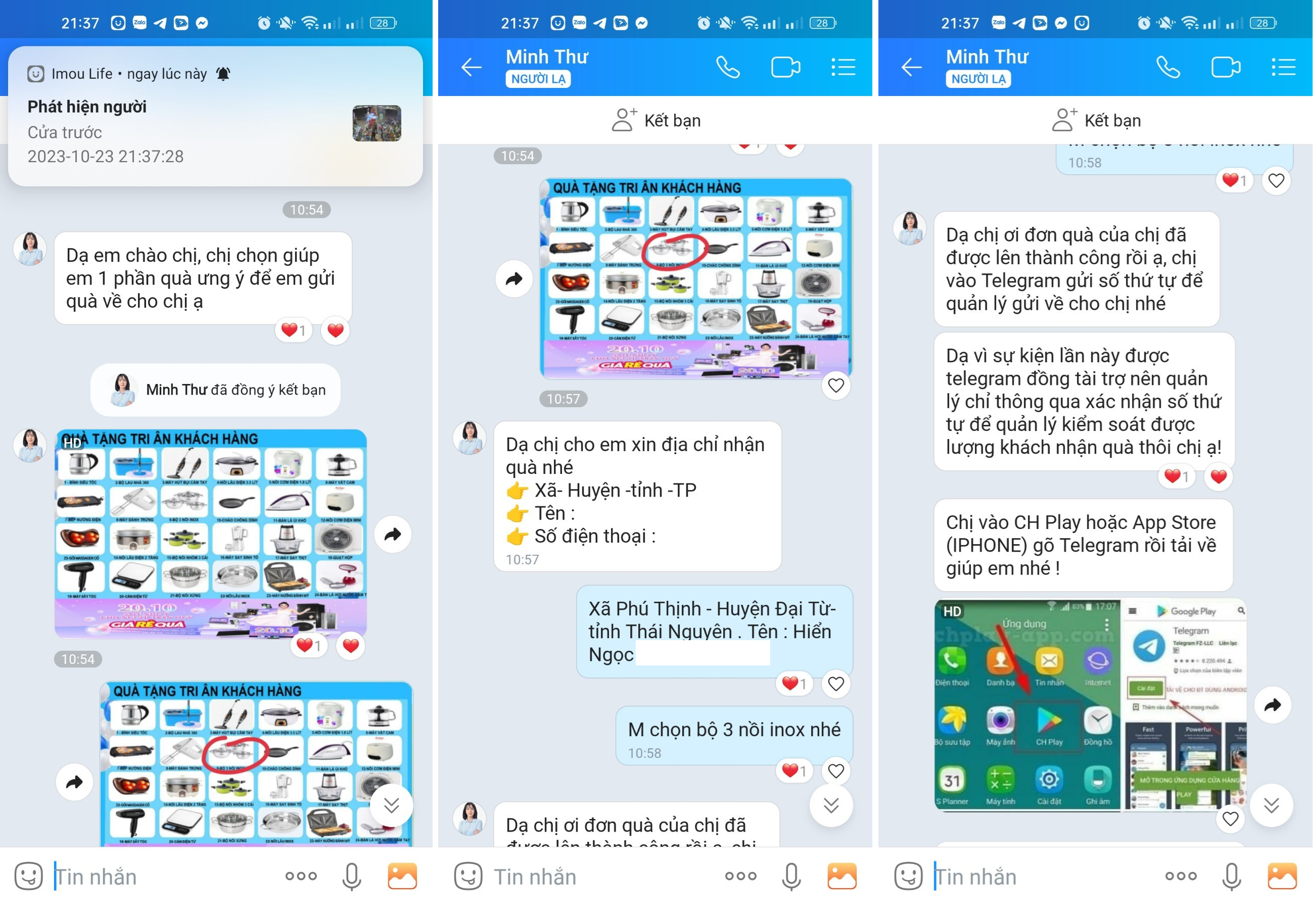 Nhận quà tri ân qua mạng, sản phụ bị lừa hơn 300 triệu đồng chỉ trong 5 giờ-1