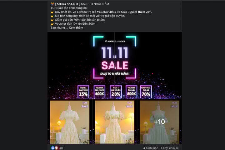 Chợ mạng tấp nập, người người lập hội săn sale ngày hội mua sắm 11/11-2