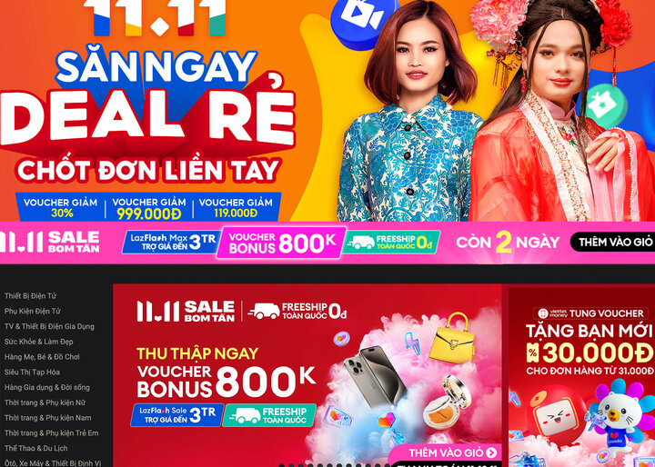 Chợ mạng tấp nập, người người lập hội săn sale ngày hội mua sắm 11/11-3