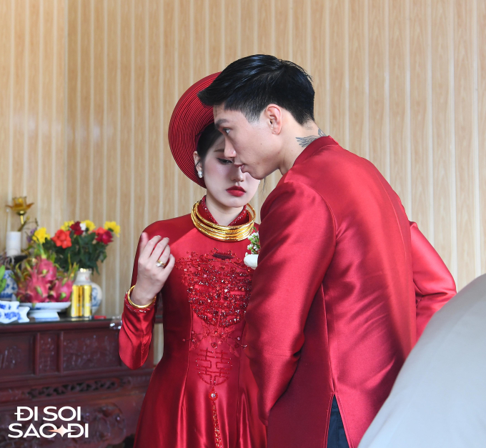 Mẹ Đoàn Văn Hậu cười như được mùa khi đón con dâu Doãn Hải My về nhà-9