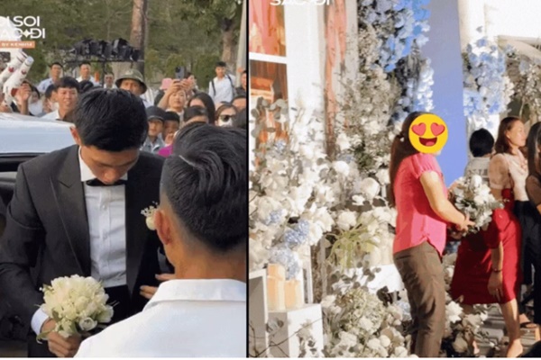 Đoàn Văn Hậu - Doãn Hải My được chúc sớm có em bé, khách dự cưới nói Có rồi mà”-3