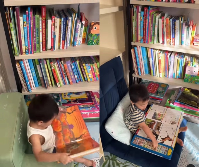 Tăng Thanh Hà khoe góc đặc biệt của cậu út Mason còn chia sẻ 1 điều khiến nhiều cha mẹ nức nở khen: Thích cách chị dạy con!-1