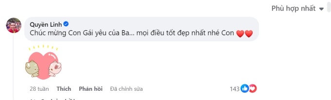 Dân tình soi được 1 hành động của Quyền Linh trên mạng xã hội, luôn quan tâm kỹ lưỡng thế này, bảo sao con gái học giỏi thế!-2