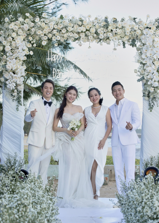 Đăng Khôi - Thủy Anh cưới lần nữa: Nhan sắc cô dâu gây chú ý, Quốc Cơ - Cường Seven và dàn sao đổ bộ-6