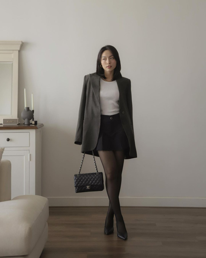 Nàng cao dưới 1m60 muốn mặc blazer đẹp và sang thì nên học lỏm blogger Hà Trúc-2