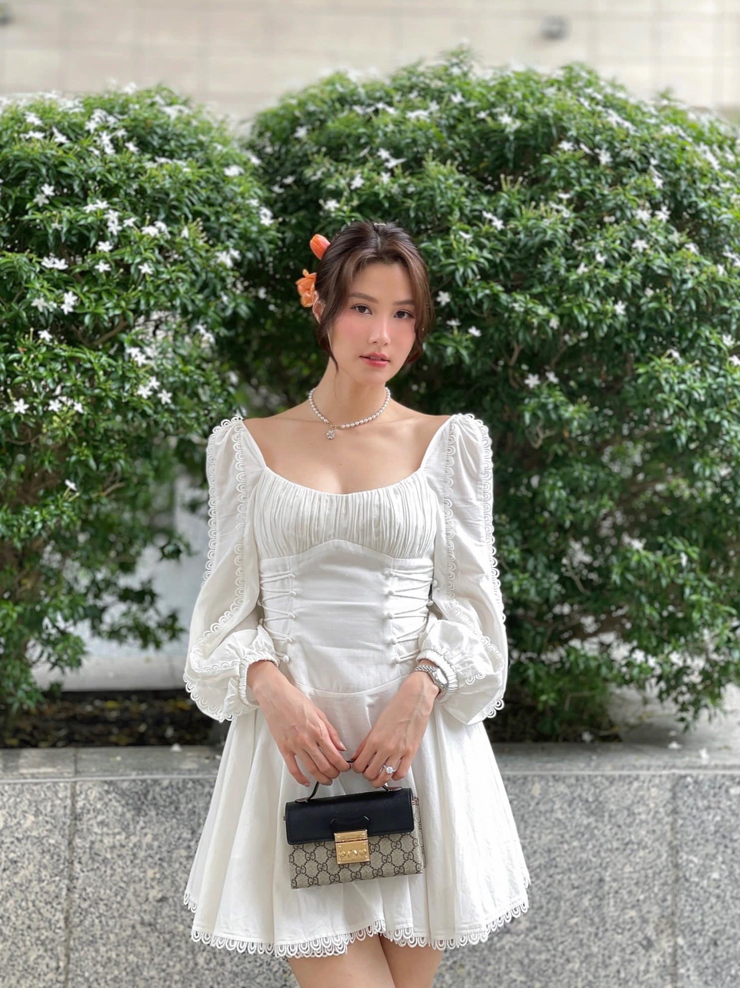 Phong cách dịu dàng của cô dâu tháng 12 Diễm My, ai thích diện đồ nữ tính nên tham khảo-1