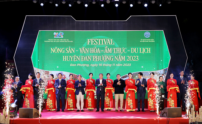 Khai mạc Festival Nông sản - Văn hóa - Ẩm thực - Du lịch huyện Đan Phượng năm 2023-1