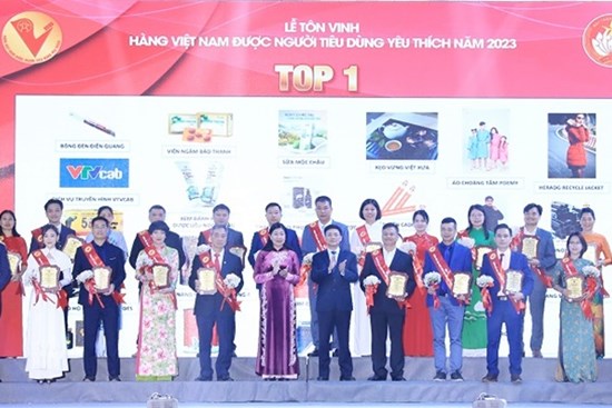 Tôn vinh 150 sản phẩm hàng Việt được người tiêu dùng yêu thích năm 2023
