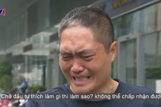Xung đột chung cư ở Hà Nội: Cư dân bật khóc vì chủ đầu tư lộng quyền