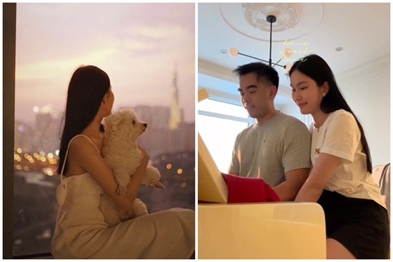 Á hậu Vbiz khoe tất tần tật bên trong cơ ngơi khủng hậu kết hôn, để lộ chi tiết chứng minh chuẩn vợ đảm!
