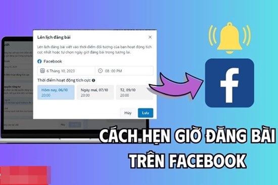 Cách hẹn giờ đăng bài trên Facebook