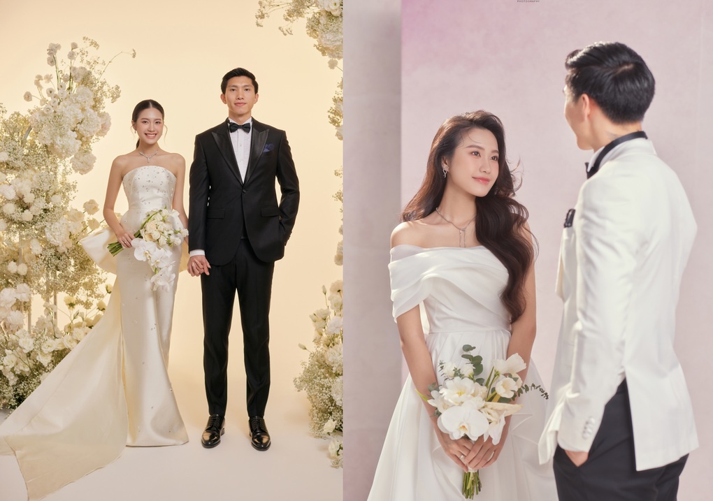 Đoàn Văn Hậu - Doãn Hải My chụp ảnh cưới với quả bóng-10