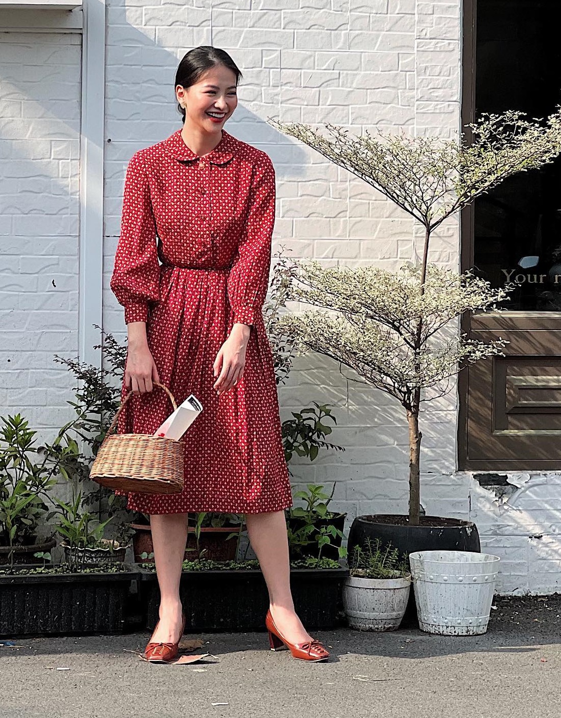 Tham khảo sao Việt 10 cách diện đồ đỏ sang trọng, không lo sến-4