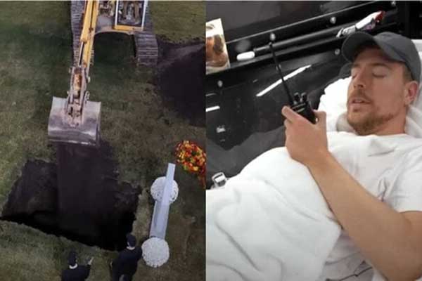 Sau thử thách chôn sống 7 ngày, Youtuber khóc nấc khi ra khỏi quan tài-2