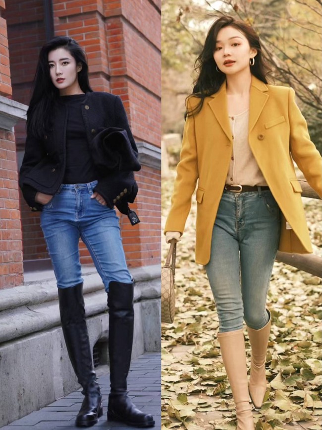 Boots cao và quần jeans: Cặp đôi kéo chân vi diệu, cứ diện lên là chảnh miễn bàn-3