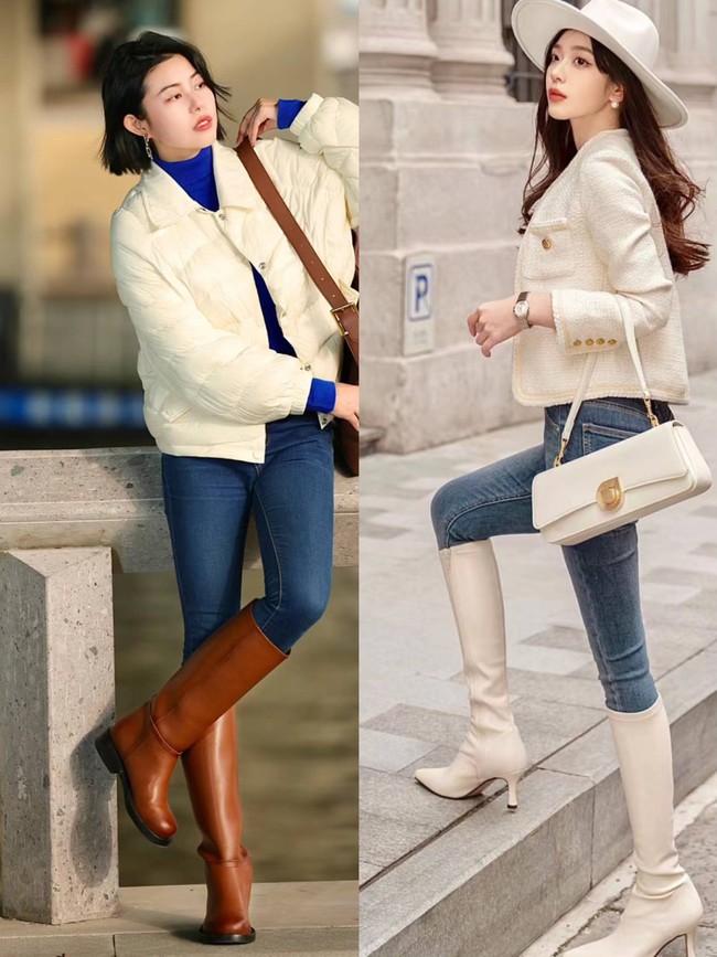 Boots cao và quần jeans: Cặp đôi kéo chân vi diệu, cứ diện lên là chảnh miễn bàn-4