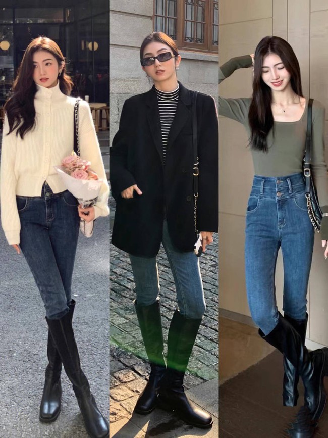 Boots cao và quần jeans: Cặp đôi kéo chân vi diệu, cứ diện lên là chảnh miễn bàn-8