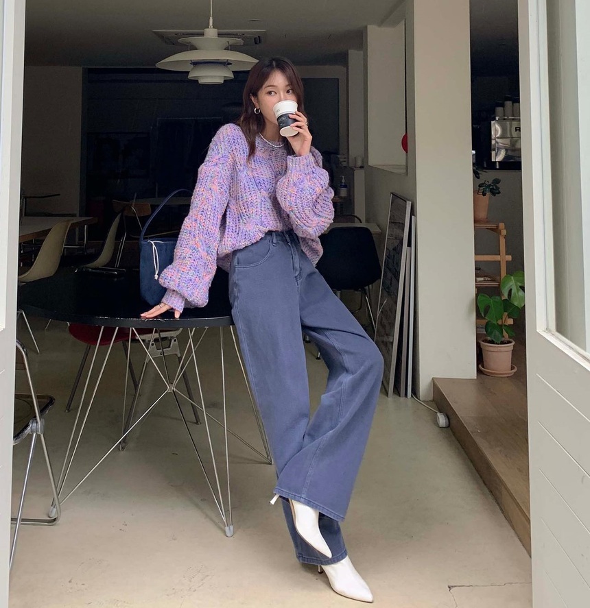 10 cách mặc áo len màu sắc trẻ trung và sang-2