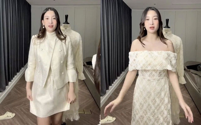 Đỗ Mỹ Linh lộ vóc dáng mũm mĩm trên livestream, nhưng nhan sắc thật của gái một con mới gây chú ý-2