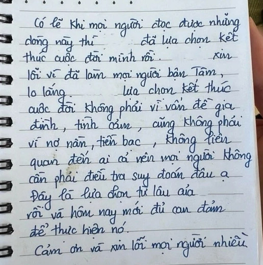 Tìm thấy thi thể nam thanh niên để lại di thư con là đứa bất hiếu-2