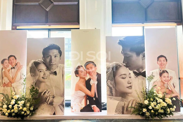 Hé lộ lễ đường đám cưới Đoàn Văn Hậu tại Hà Nội, bố Doãn Hải My tập dượt dắt con gái trao cho chàng rể-6