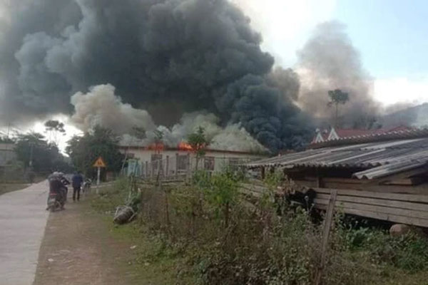 Sơn La: Cháy lớn ở trường học bán trú, một học sinh lớp 9 tử vong-1