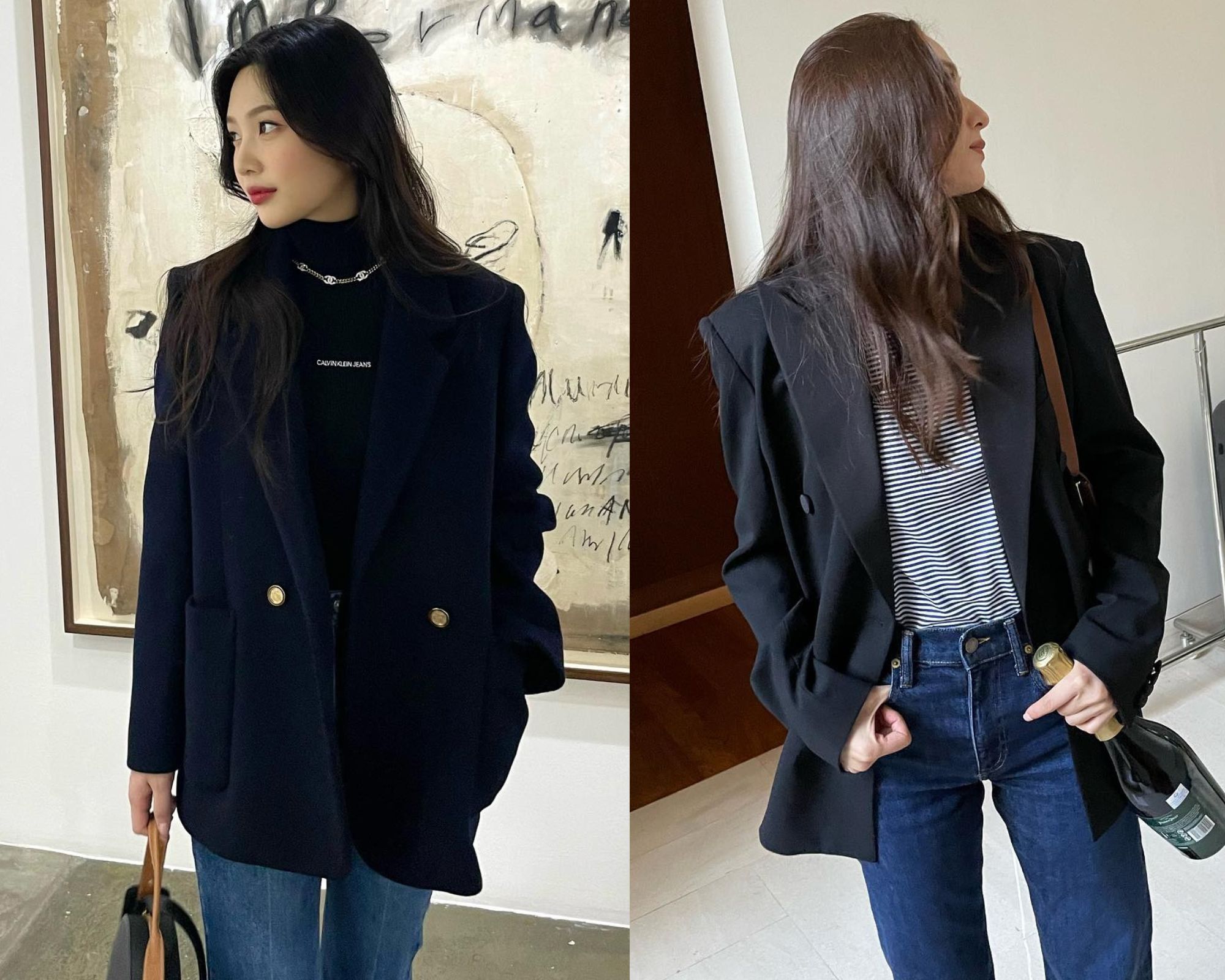 5 mẫu áo khoác không bao giờ lỗi mốt trong tủ đồ của sao Hàn-3