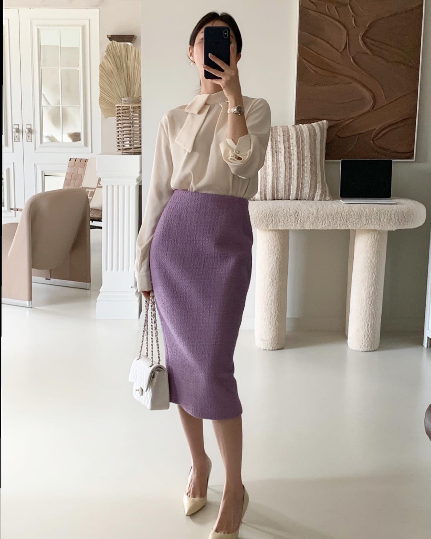 5 mẫu chân váy công sở chuẩn mốt, đáng sắm nhất hiện tại-8