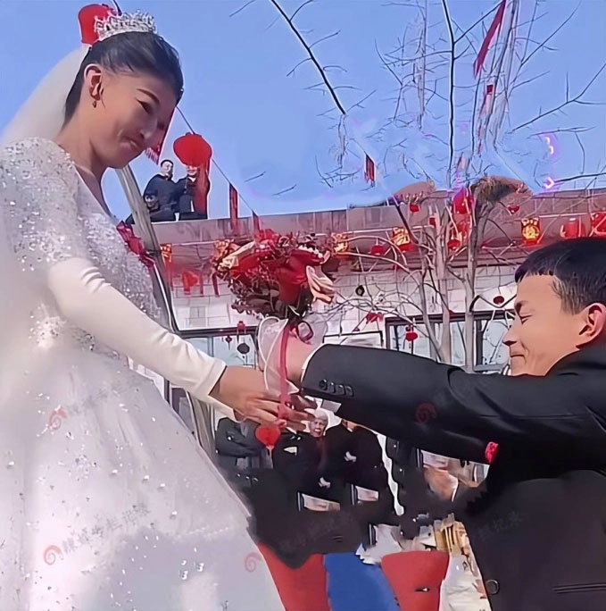 Cô dâu bị dân làng chế giễu vì ngoại hình không giống ai, chú rể đáp một câu khiến mọi người tự ngượng-2