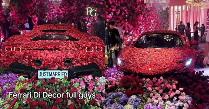 Đám cưới của cặp đôi siêu giàu, khách đến dự được nhận quà gần 5 triệu đồng-4