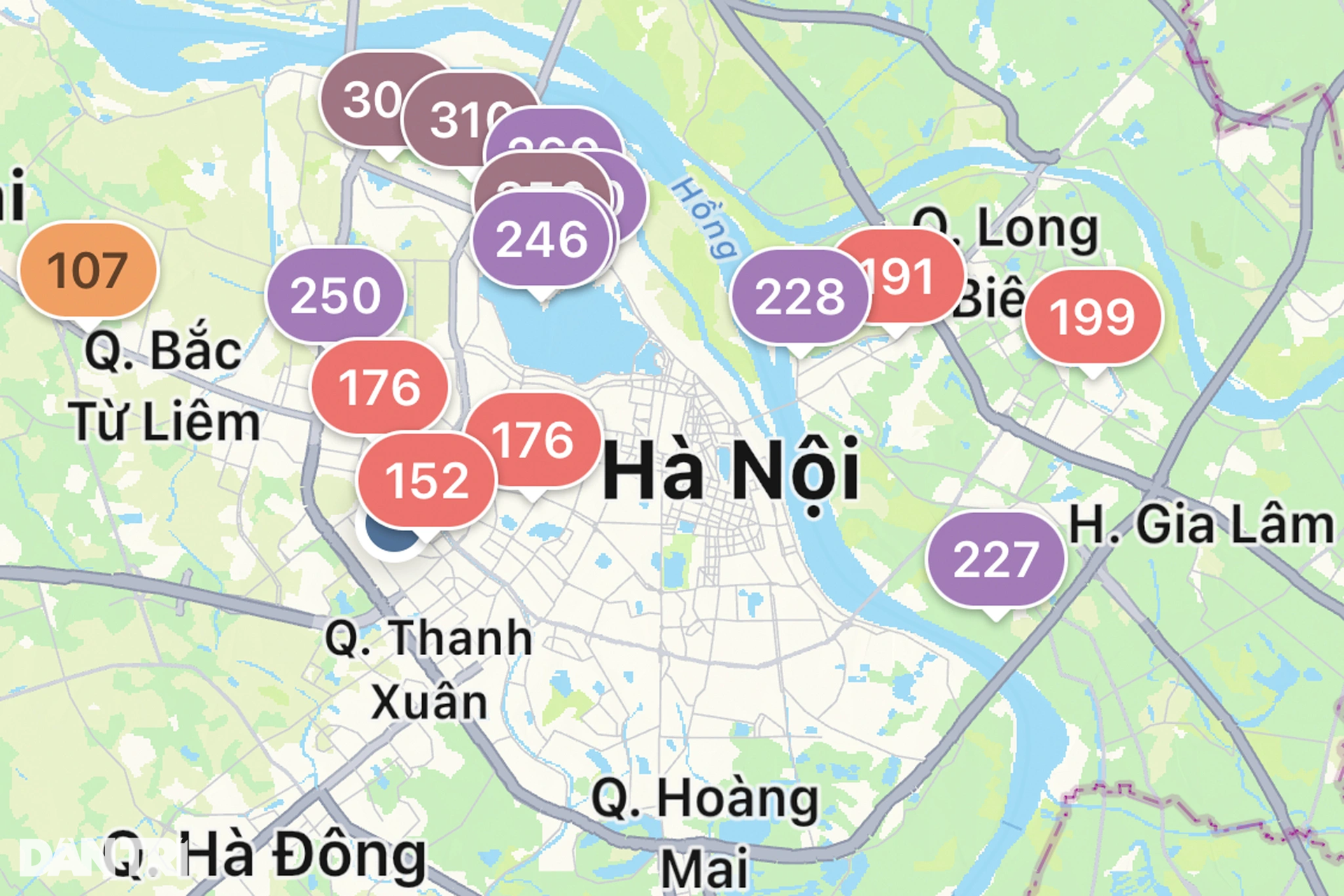 Bầu trời Hà Nội mù mịt, chất lượng không khí ở mức báo động-3