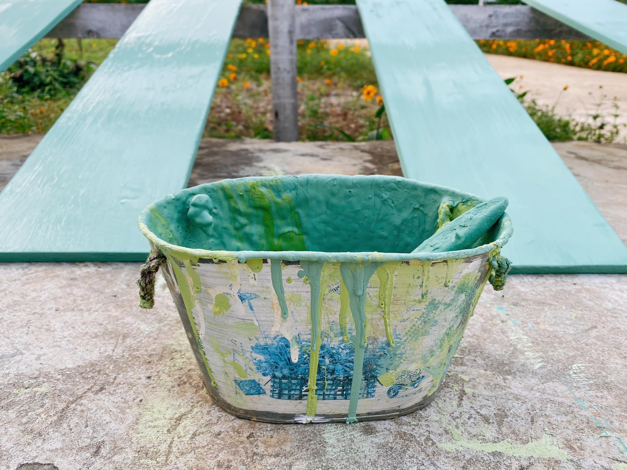 Góc bếp nhỏ được thiết kế theo phong cách farmhouse, đẹp như trong phim chỉ với 3 triệu đồng-4