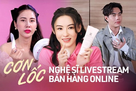 Nghệ sĩ livestream bán hàng online: Phải chăng là điểm trọ cuối cùng khi thất thế?