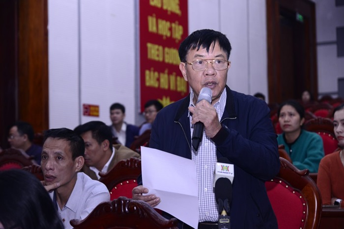 Chủ tịch UBND thành phố Hà Nội Trần Sỹ Thanh tiếp xúc cử tri các huyện: Mê Linh, Sóc Sơn-2