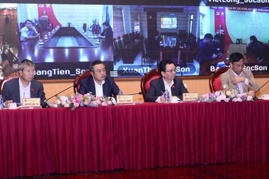 Chủ tịch UBND thành phố Hà Nội Trần Sỹ Thanh tiếp xúc cử tri các huyện: Mê Linh, Sóc Sơn