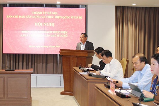 Hà Nội triển khai kế hoạch thực hiện dân chủ ở cơ sở