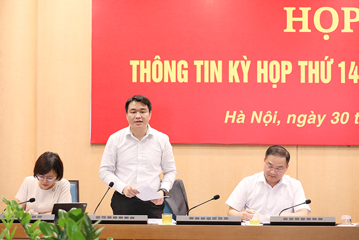 Họp báo thông tin kỳ họp thứ 14 HĐND Thành phố khóa XVI-4