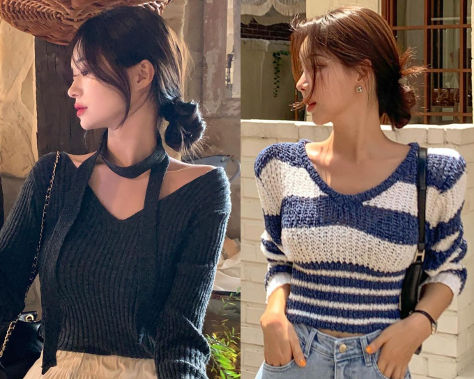 5 cách buộc tóc giúp vẻ ngoài sang hơn khi mặc áo len-1