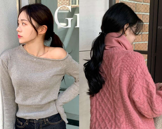 5 cách buộc tóc giúp vẻ ngoài sang hơn khi mặc áo len-2
