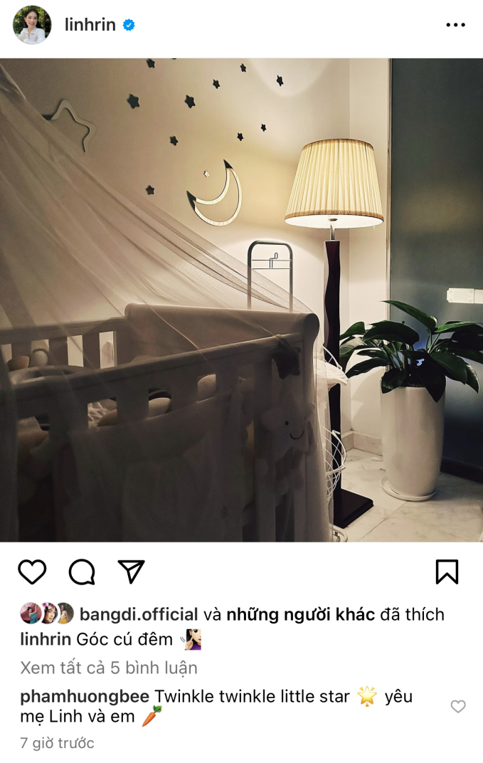 Linh Rin hé lộ phòng của ái nữ bên trong biệt thự, Hà Tăng liền có động thái sau nghi vấn rạn nứt quan hệ-1