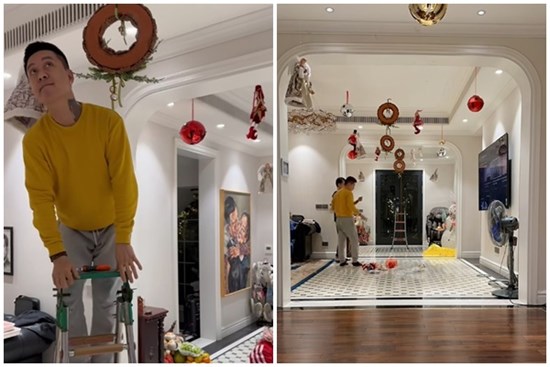 Biệt thự bạc tỷ của Tuấn Hưng phủ