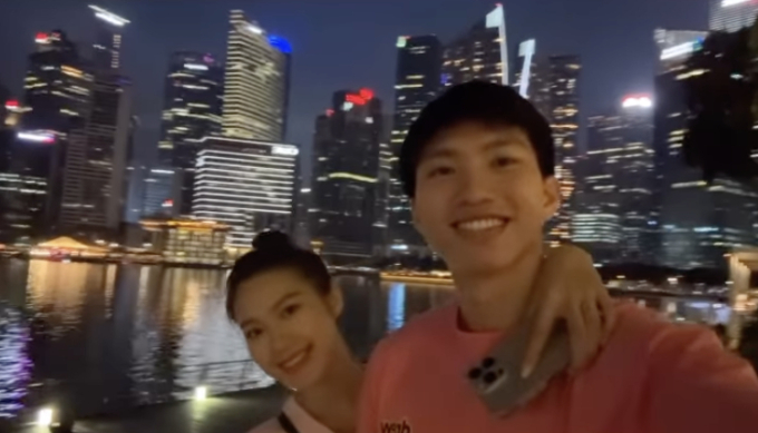 Doãn Hải My đầy hạnh phúc sau khi cưới Đoàn Văn Hậu: Cùng chồng đi nước ngoài shopping, ở khách sạn 5 sao, ăn nhà hàng Michelin nổi tiếng-1