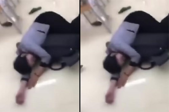Không chỉ chửi bới, nhóm học sinh còn ném dép vào mặt giáo viên gây ngất xỉu