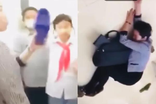 Bàng hoàng khi xem clip học sinh văng tục, vây chửi cô giáo-4