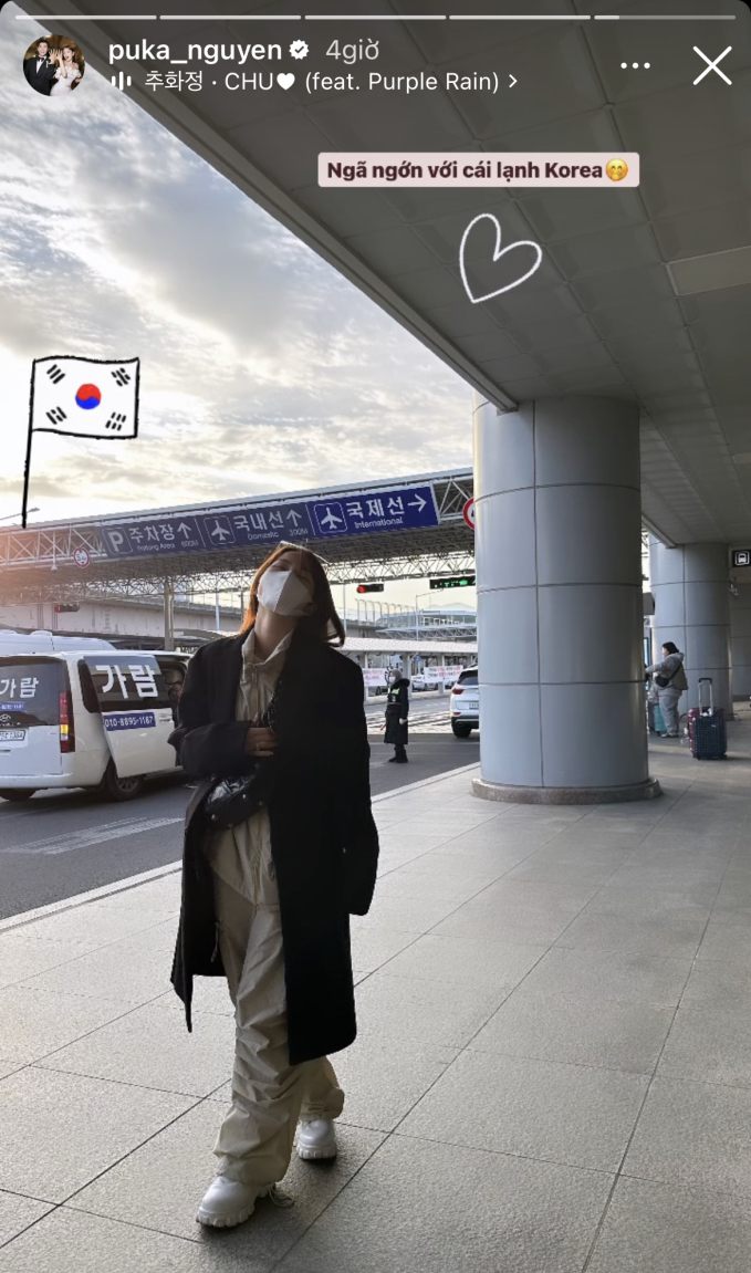 Vợ chồng Puka hưởng tuần trăng mật tại Hàn Quốc, còn đính kèm một nhân vật đặc biệt-3