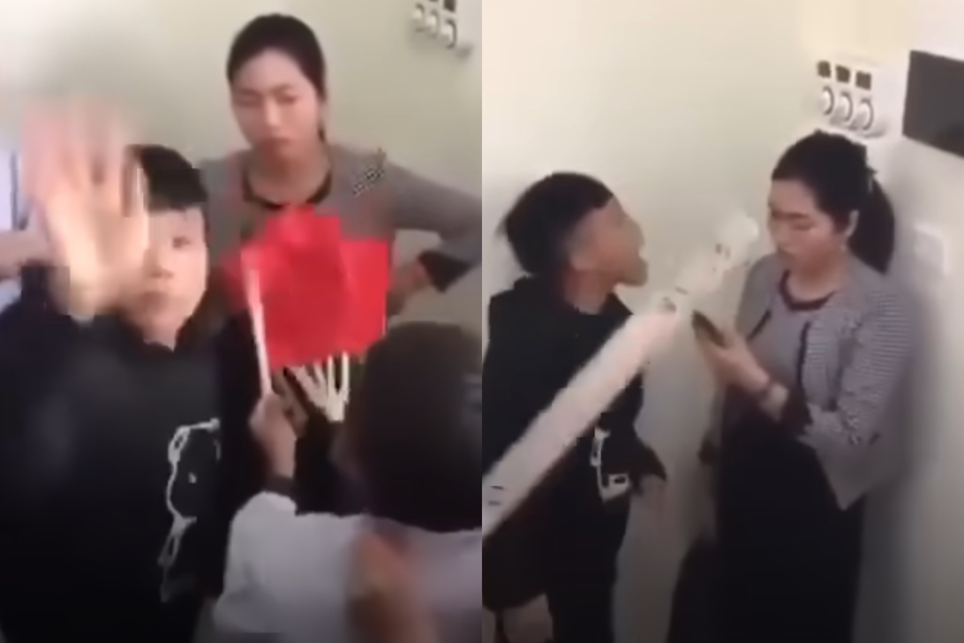 Bàng hoàng khi xem clip học sinh văng tục, vây chửi cô giáo-1