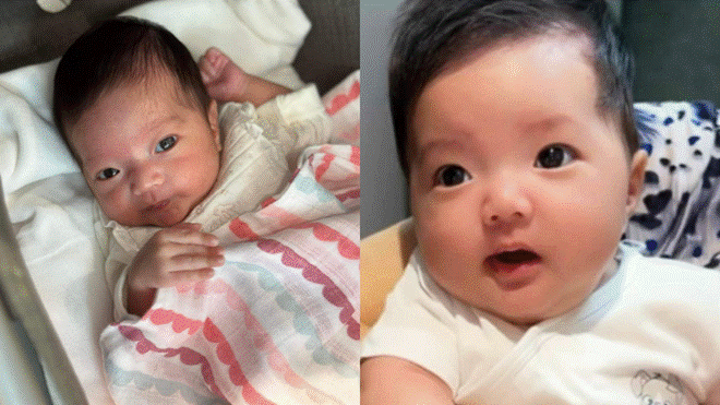 Con gái Lisa nhà Khánh Thi Phan Hiển 3 tháng tuổi bụ bẫm, trắng xinh, được mẹ khoe giống anh trai ở một điểm-1